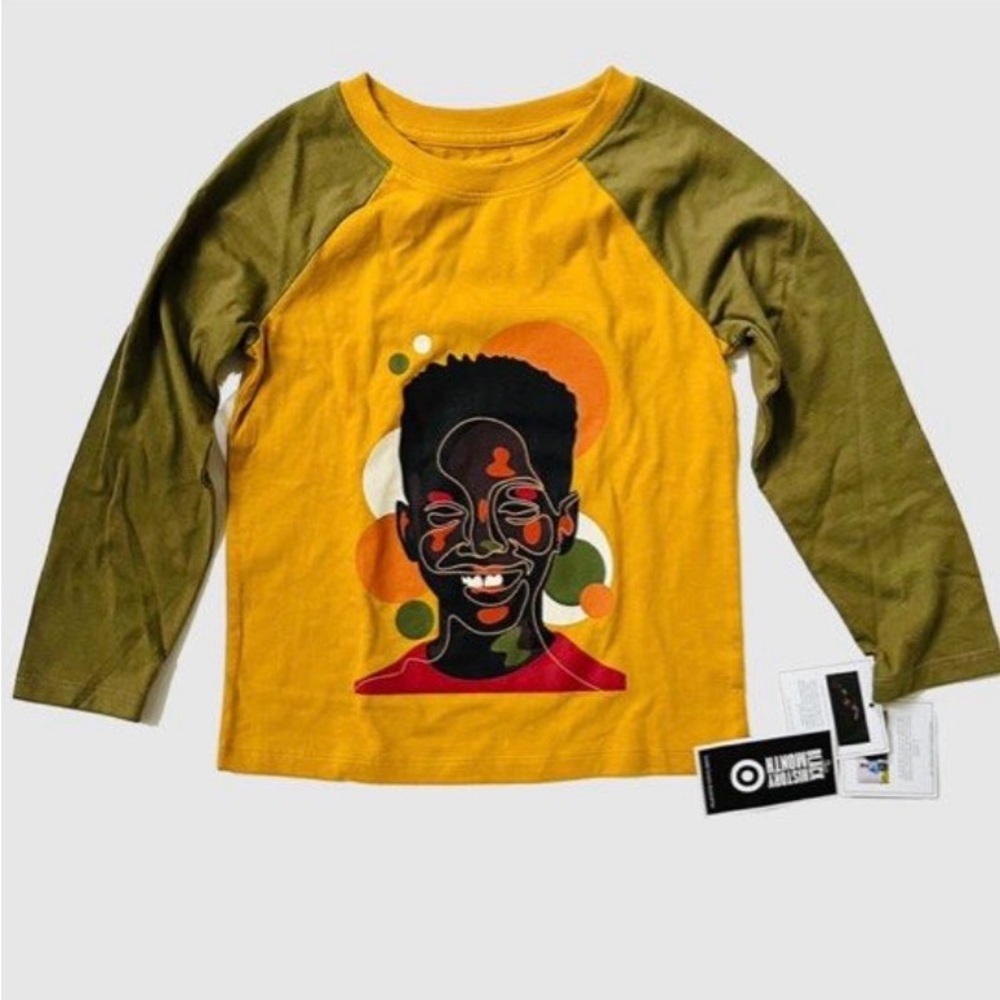 Black History Month Kids Graphic Long Sleeve Shirt 2T - Picture 2 of 3